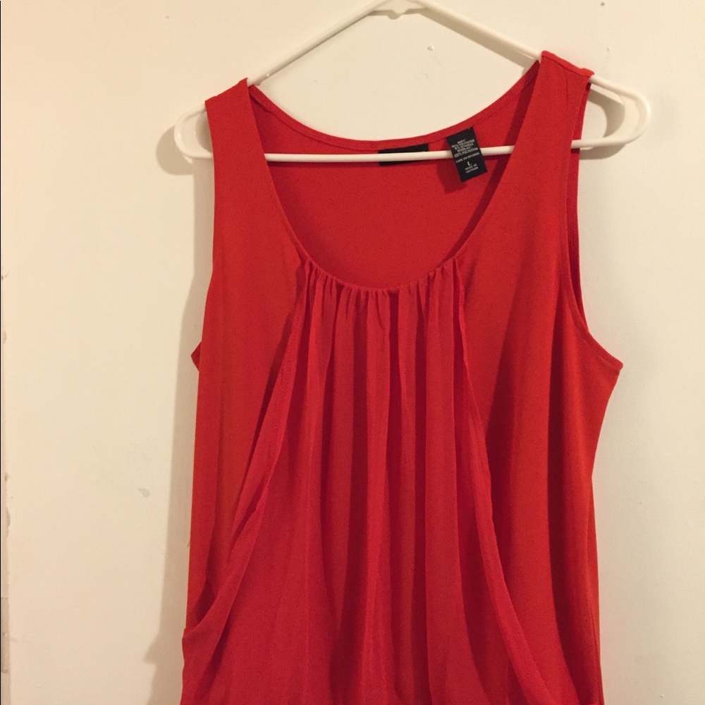 New York & Company little red shirt